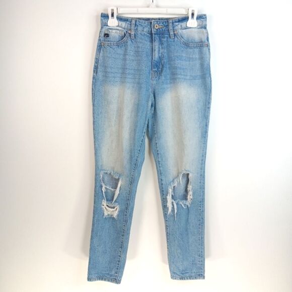 KanCan Women’s Distressed Jeans Light Wash Size 1/24 100% Cotton - Picture 1 of 12